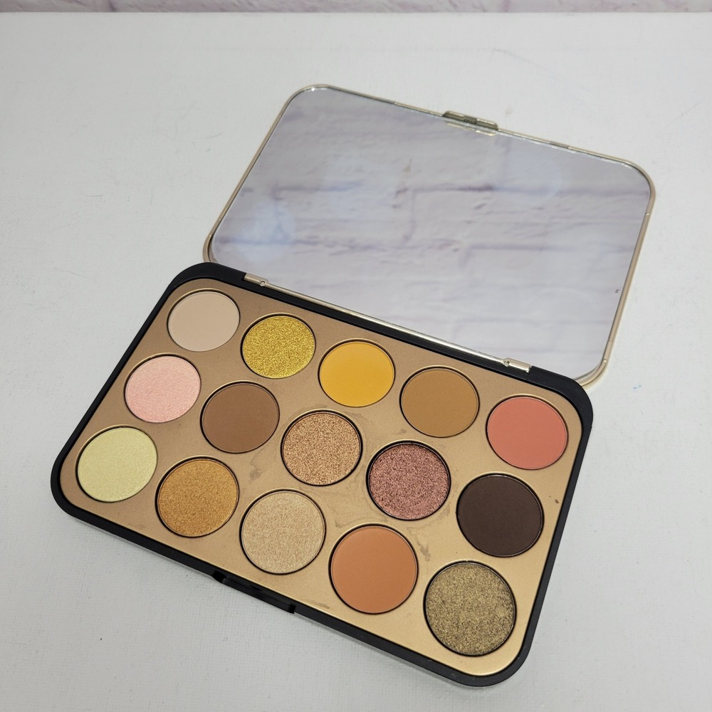 NEW No Box‎ BH Cosmetics Glam Reflection Gilded Eyeshadow Palette 15 Color